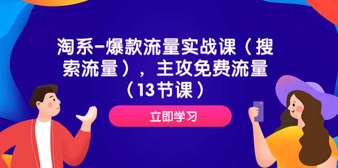 （7658期）淘系-爆款流量实战课（搜索流量），主攻免费流量（13节课）插图