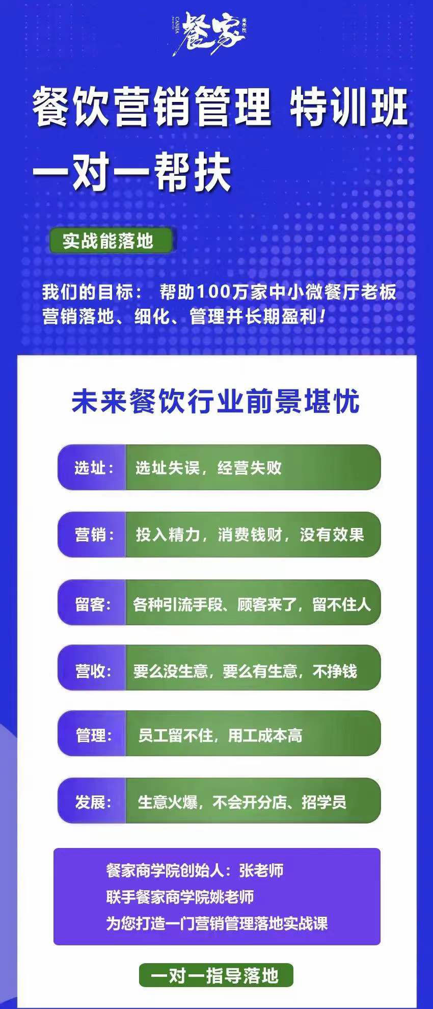 图片[1]-餐饮营销管理特训班：选址+营销+留客+营收+管理+发展-隆盛的微博