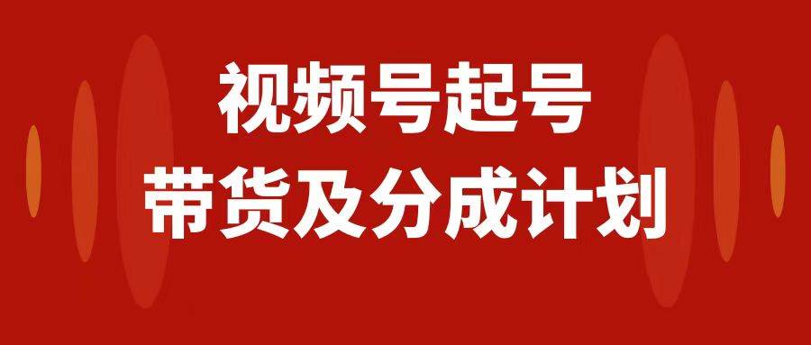 图片[1]-视频号快速起号，分成计划及带货，0-1起盘、运营、变现玩法，日入1000+-隆盛的微博