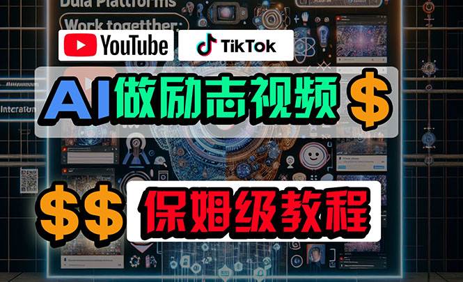 图片[1]-利用AI制作励志视频，在YouTube和TikTok赚钱，小白可做（附工具）-隆盛的微博